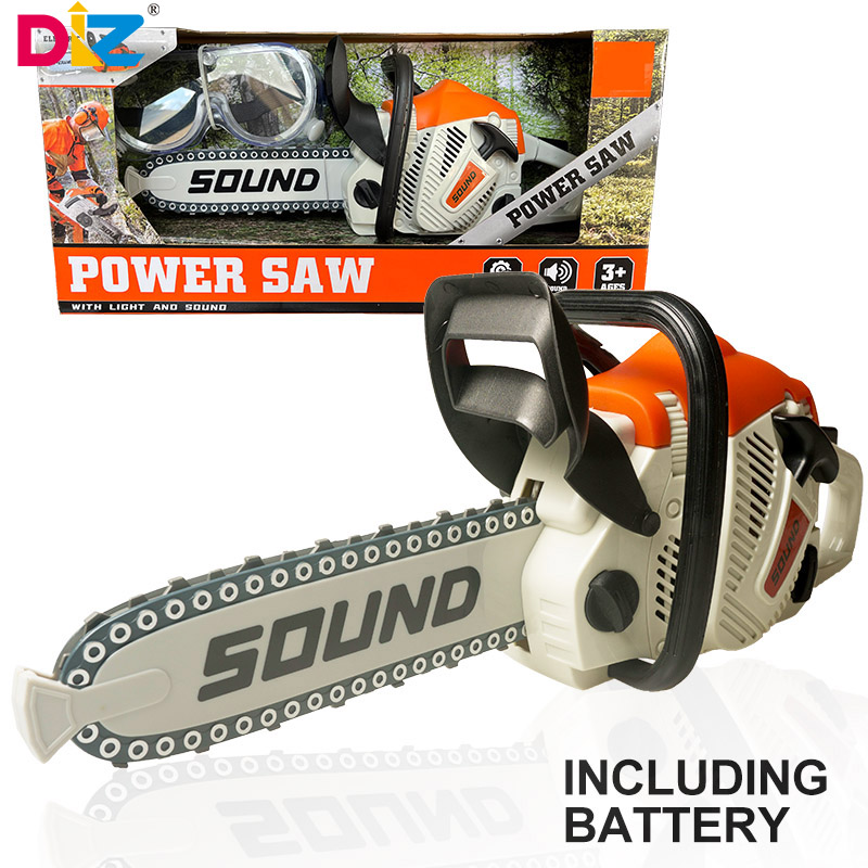 Gardening Tools Kit For Kids - Toy Chainsaw with Goggles Children Electric