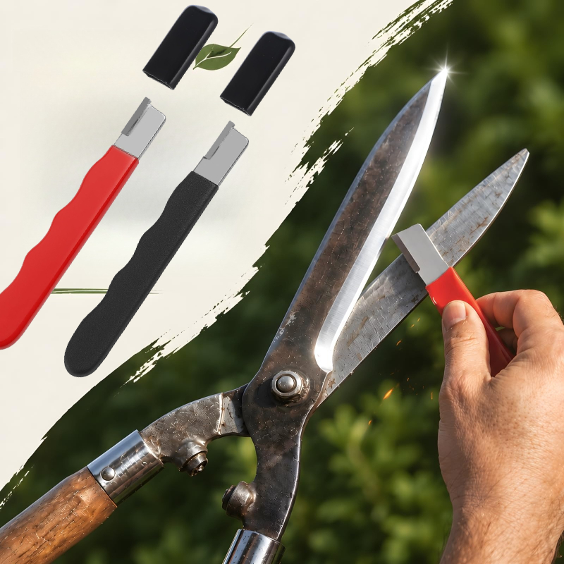 Gardening Tools Combo - 4/1PCS Quick Sharpener Alloy Steel Portable