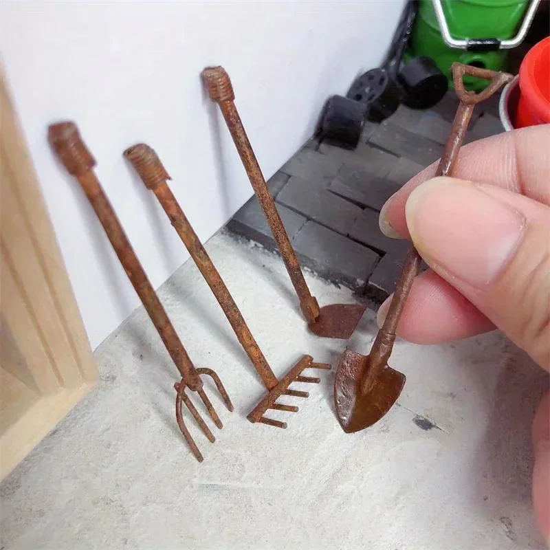 4Pcs/Pack Miniature Garden Too - огляд і ціна Gardening Tools Combo