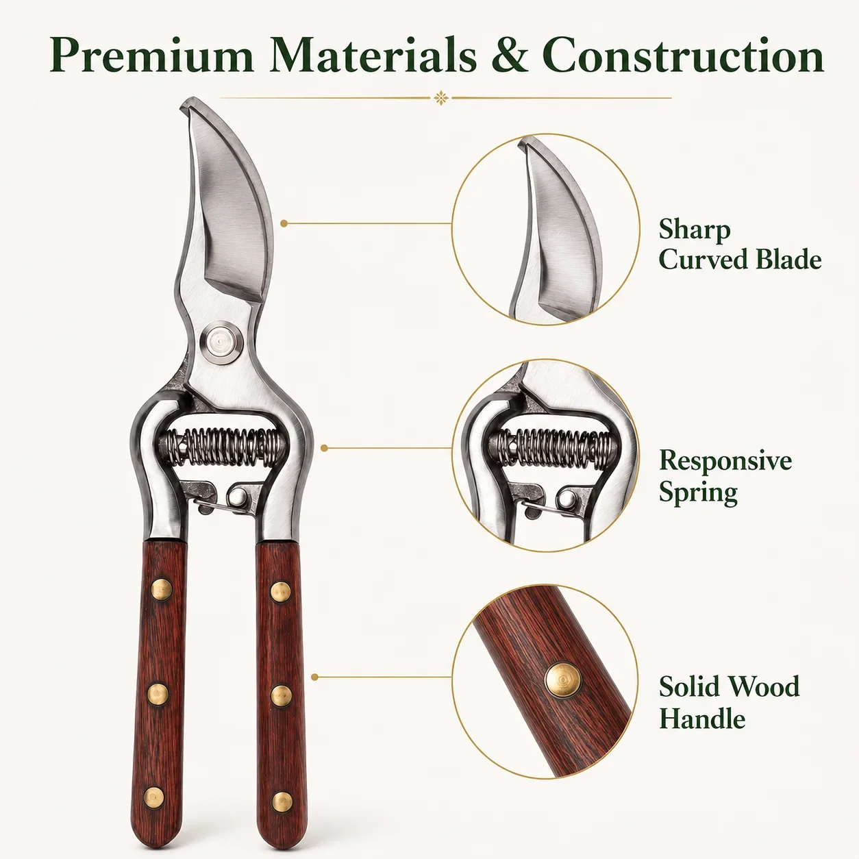 Heavy Duty Stainless Steel Pru - огляд і ціна Gardening Tools Combo