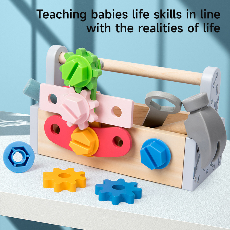 Children Toolbox Wooden Toys D - огляд і ціна Gardening Tools Kit For Kids