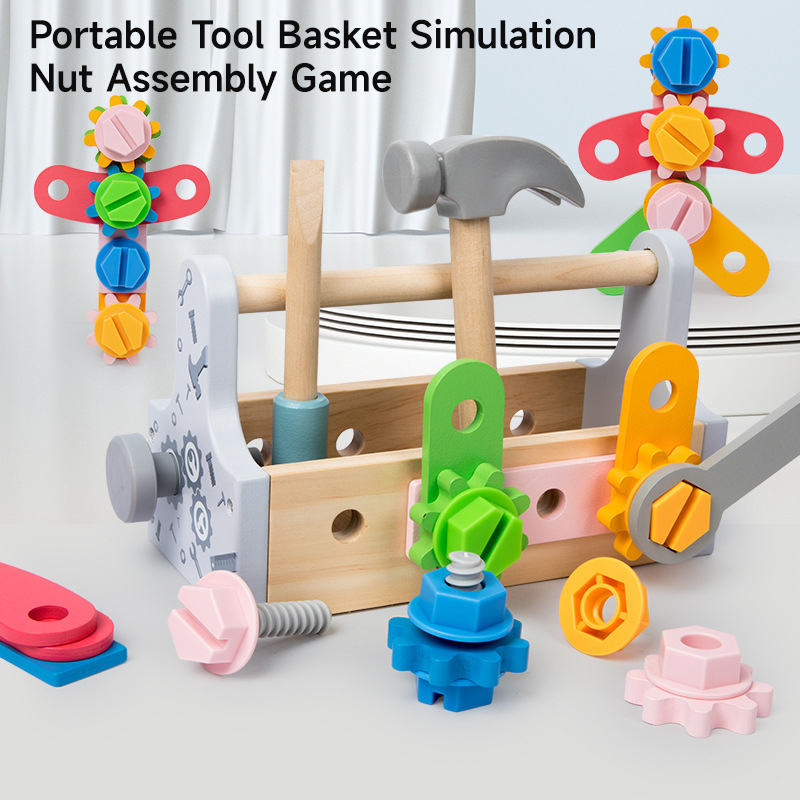 Children Toolbox Wooden Toys D - огляд і ціна Gardening Tools Kit For Kids