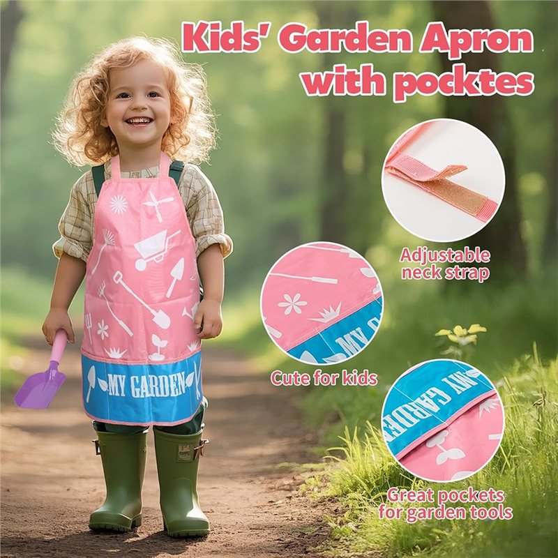Superior-Kids Pink Gardening T - огляд і ціна Gardening Tools Kit For Kids