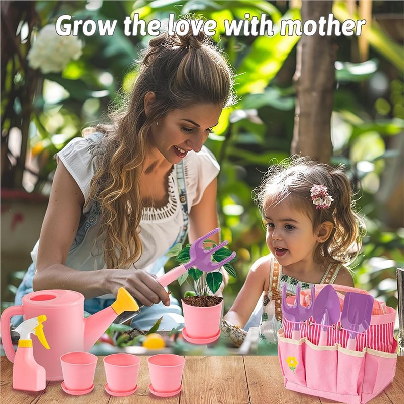 Superior-Kids Pink Gardening T - огляд і ціна Gardening Tools Kit For Kids